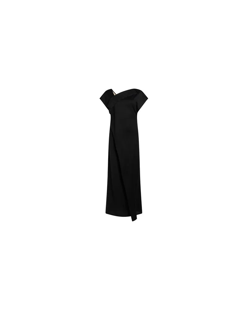 PLAN C KLEIDER - Maxi-Kleiderauf YOOX.COM Schwarz