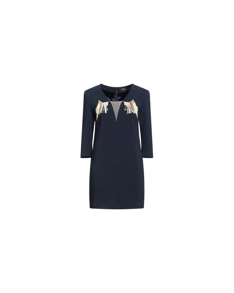Elisabetta Franchi KLEIDER - Mini-Kleiderauf YOOX.COM Nachtblau