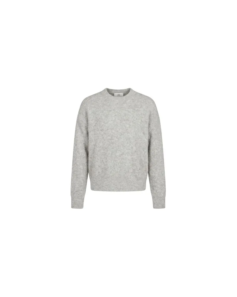 AMI Paris STRICKWAREN - Pulloverauf YOOX.COM Hellgrau