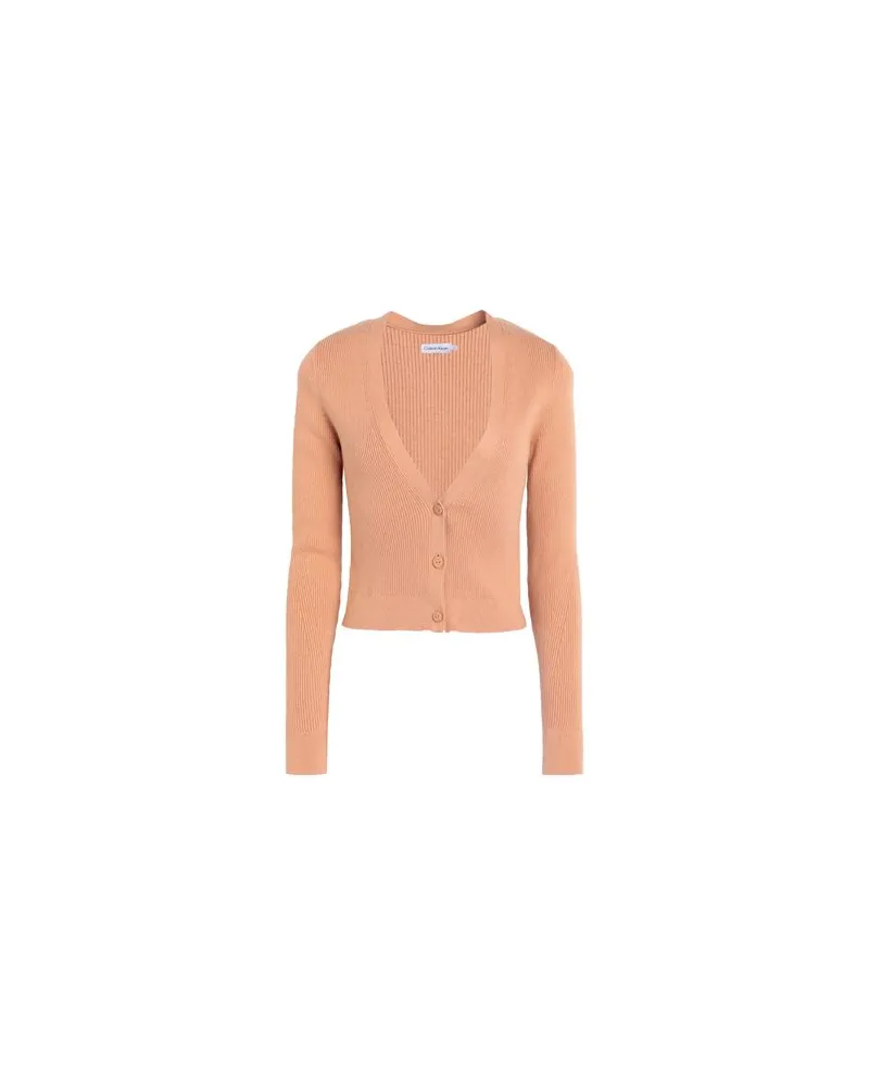 Calvin Klein STRICKWAREN - Strickjackenauf YOOX.COM Kamel