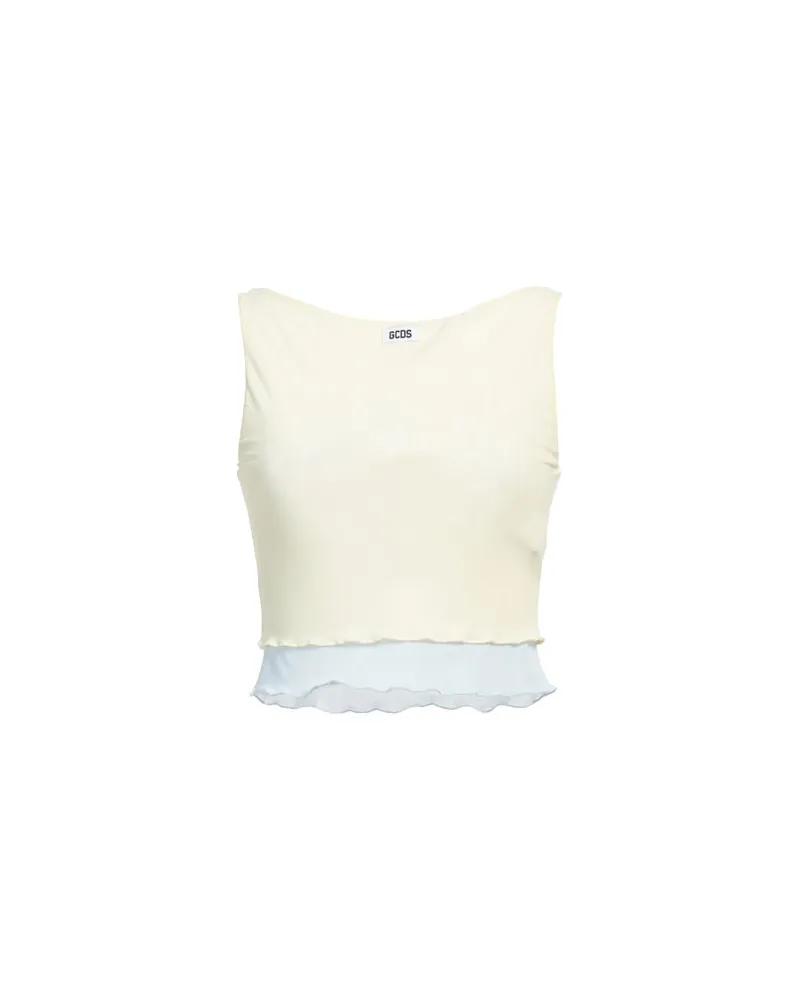 GCDS TOPS - Topsauf YOOX.COM Pastellgelb