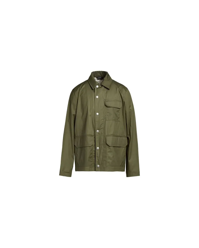 A.P.C. JACKEN & MÄNTEL - Jacken, Mäntel & Trenchcoatsauf YOOX.COM Militärgrün