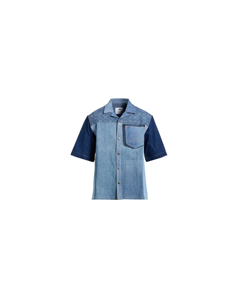 Marine Serre TOPS - Jeanshemdenauf YOOX.COM Blau