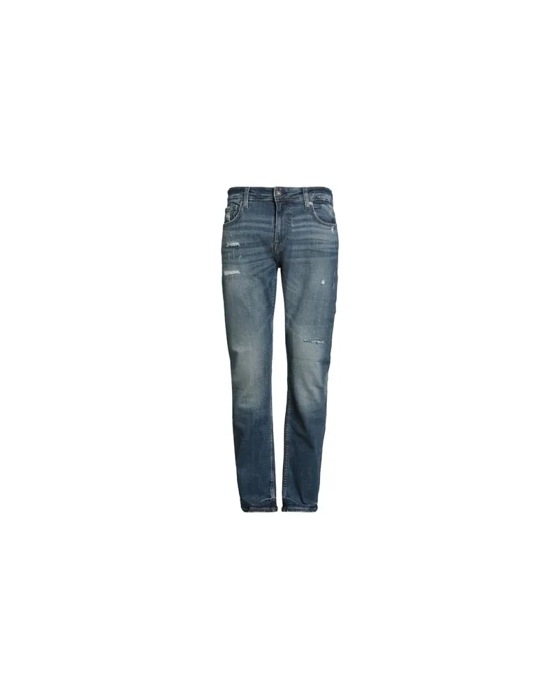 Guess HOSEN & RÖCKE - Jeanshosenauf YOOX.COM Blau