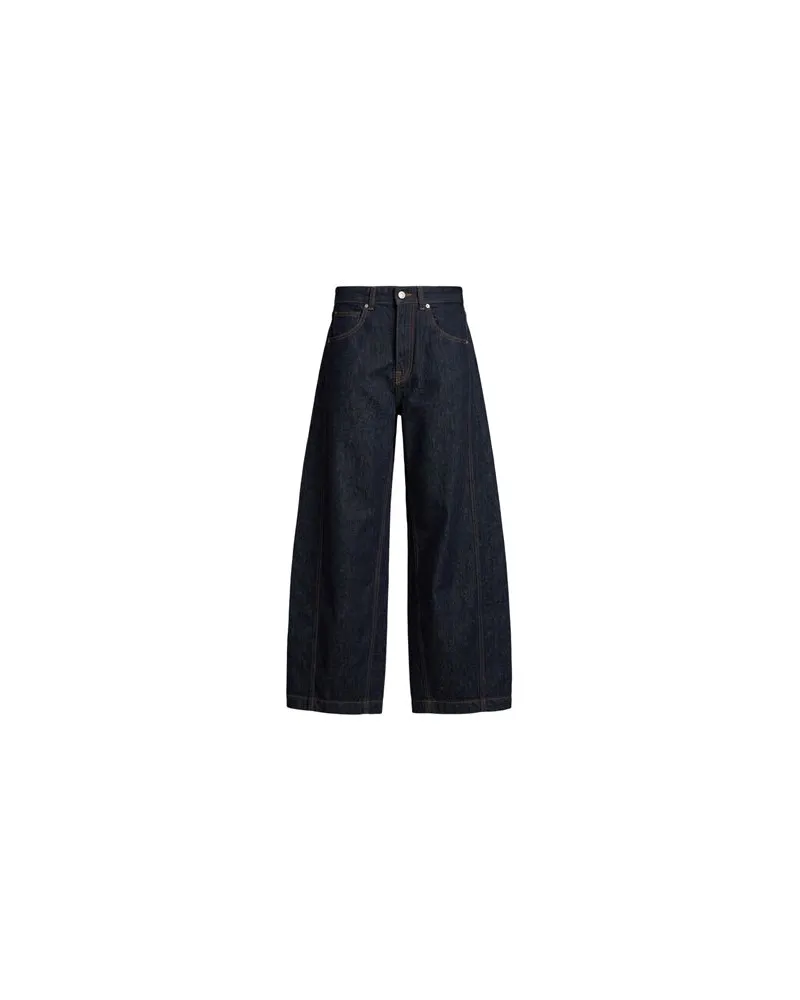 TELA HOSEN & RÖCKE - Jeanshosenauf YOOX.COM Blau
