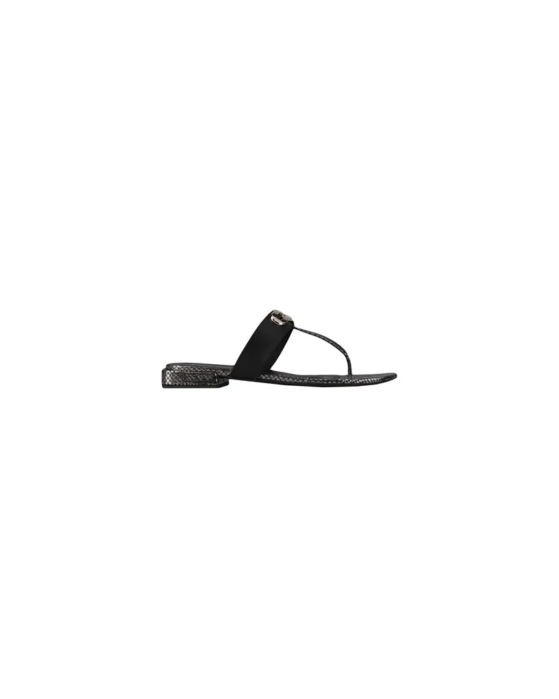 Furla CHAIN THONG SANDAL T.20  - SCHUHE - Zehentrennerauf YOOX.COM Schwarz