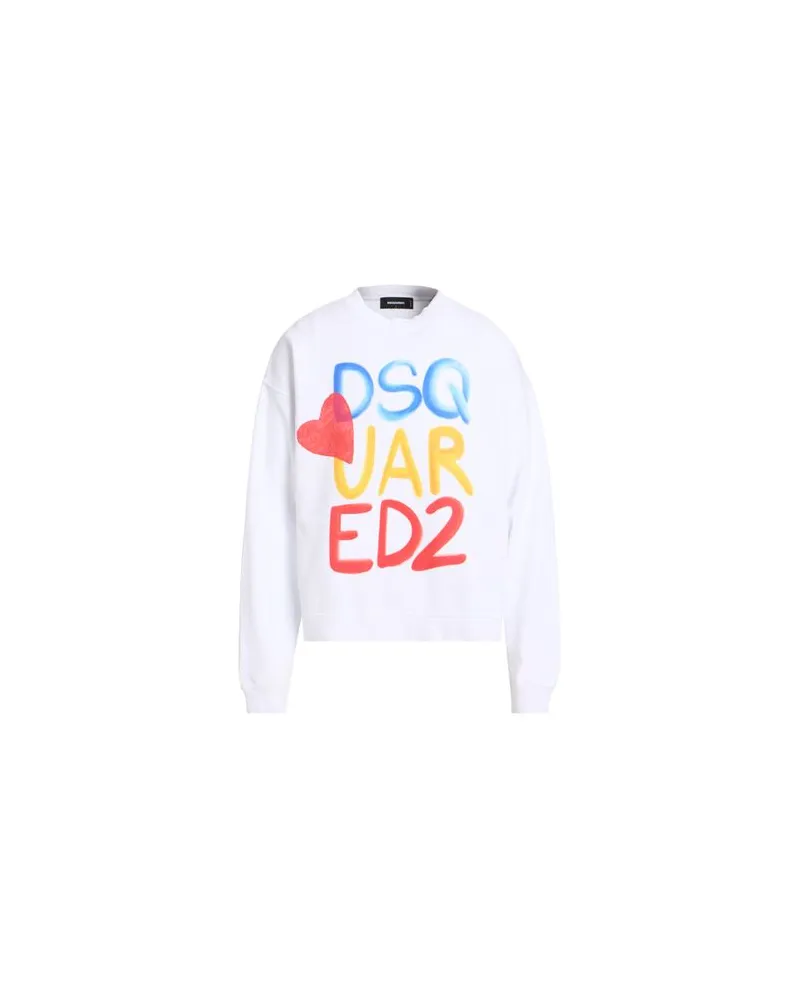 Dsquared2 TOPS - Sweatshirtsauf YOOX.COM Weiß