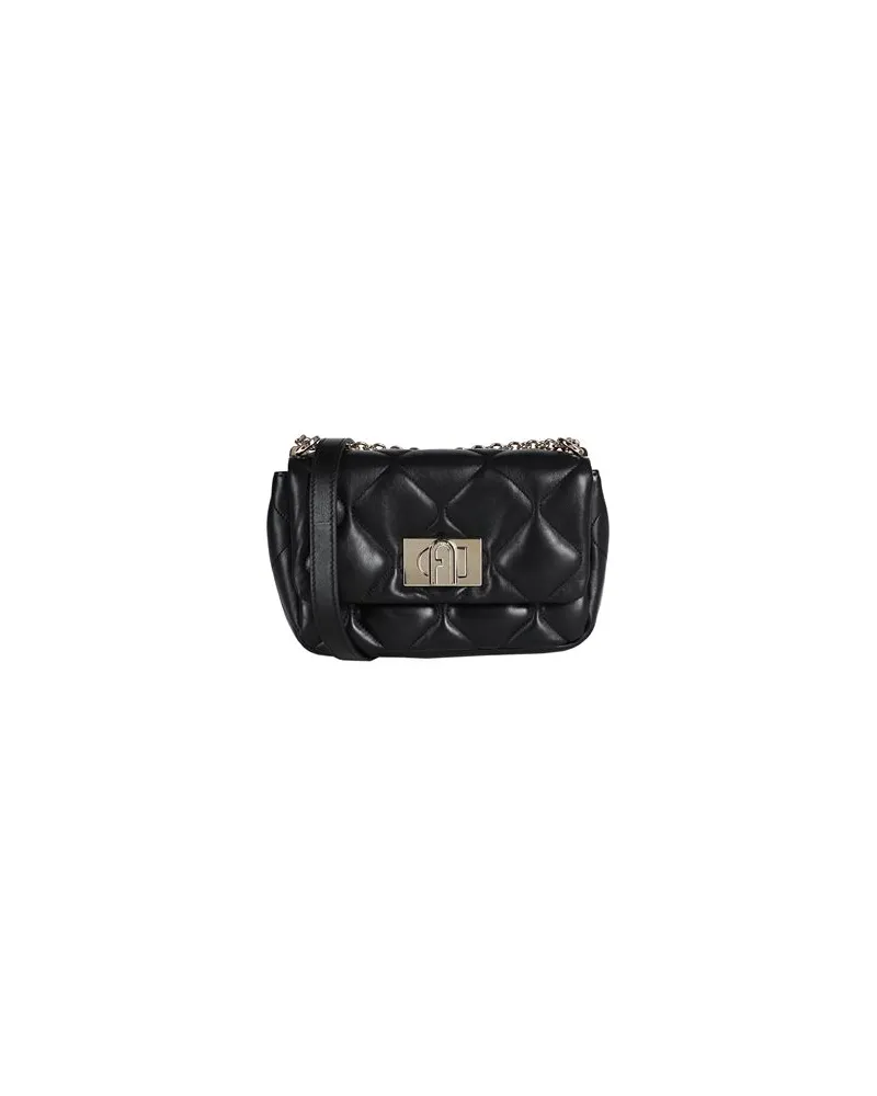 Furla 1927 MINI CROSSBODY 20 Q  - TASCHEN - Umhängetascheauf YOOX.COM Schwarz