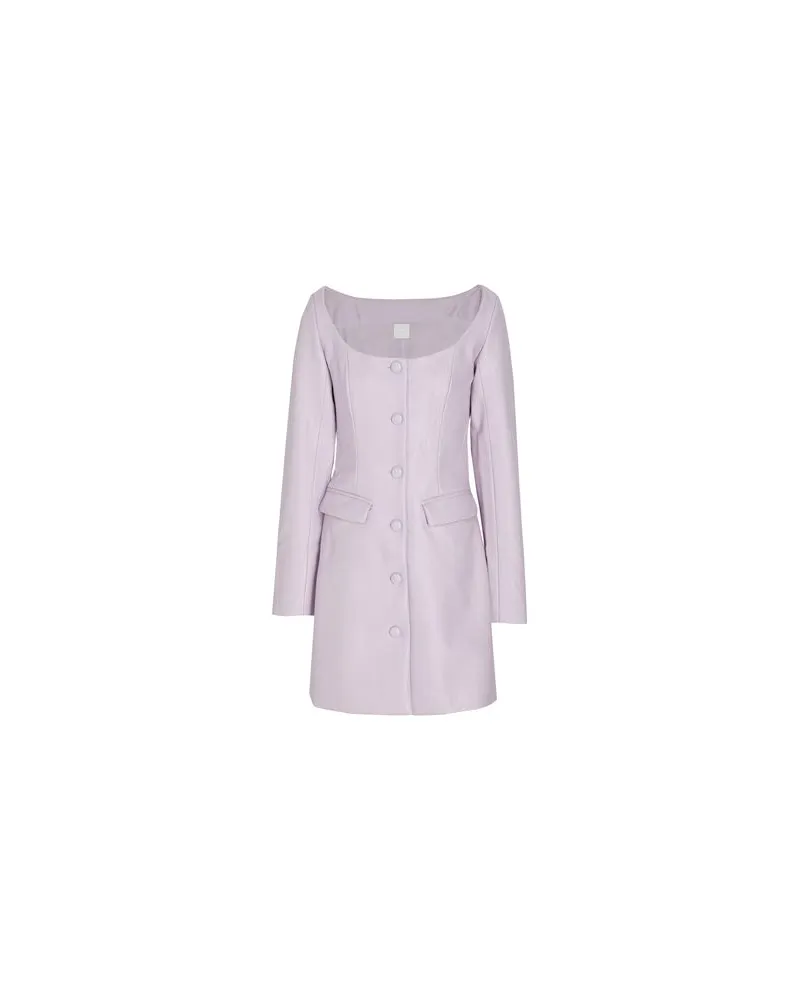 8 by Yoox SCOOP-NECK BLAZER MINI DRESS  - KLEIDER - Mini-Kleiderauf YOOX.COM Lila