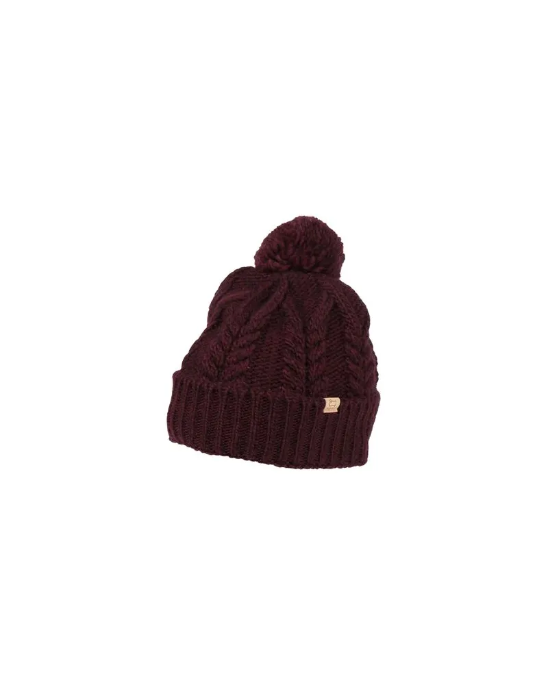 Woolrich ACCESSOIRES - Mützen & Hüteauf YOOX.COM Bordeaux