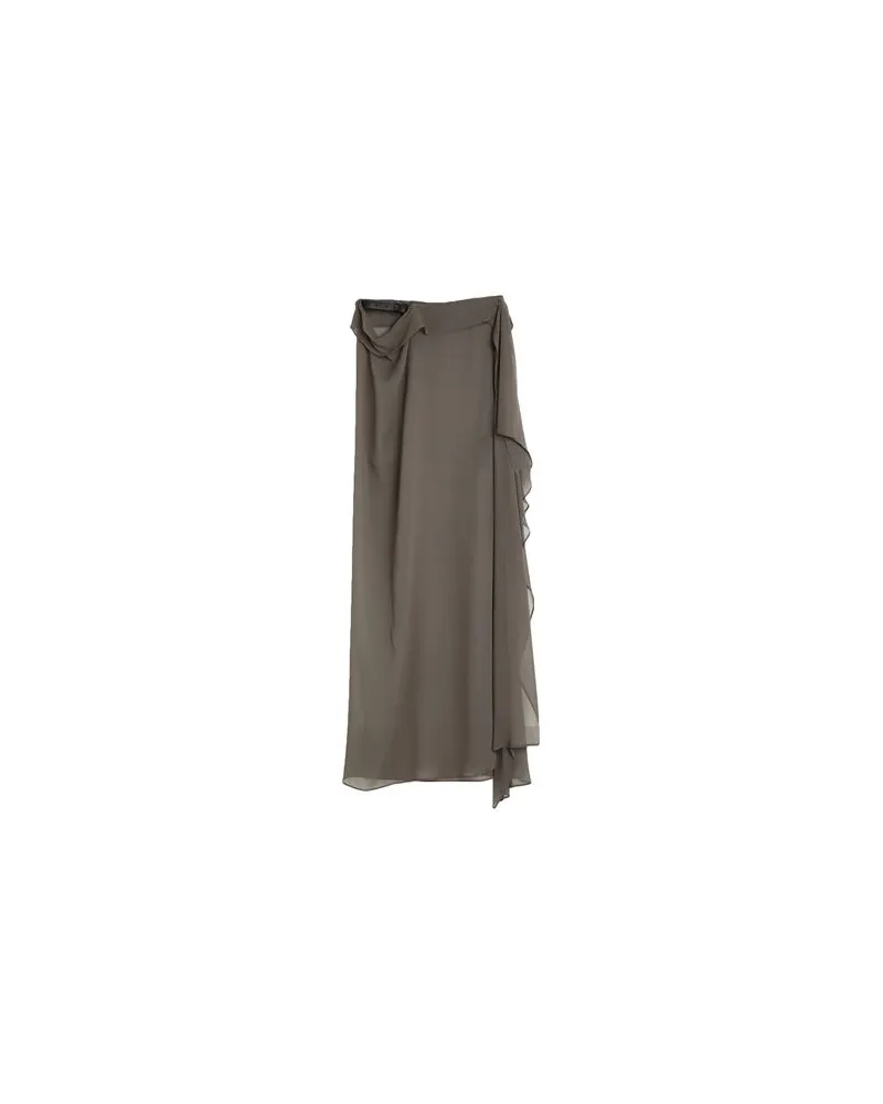 Ann Demeulemeester HOSEN & RÖCKE - Maxi-Röckeauf YOOX.COM Grau