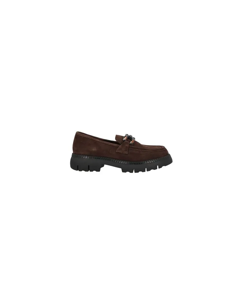 CAFèNOIR  SCHUHE - Mokassinsauf YOOX.COM Dunkelbraun