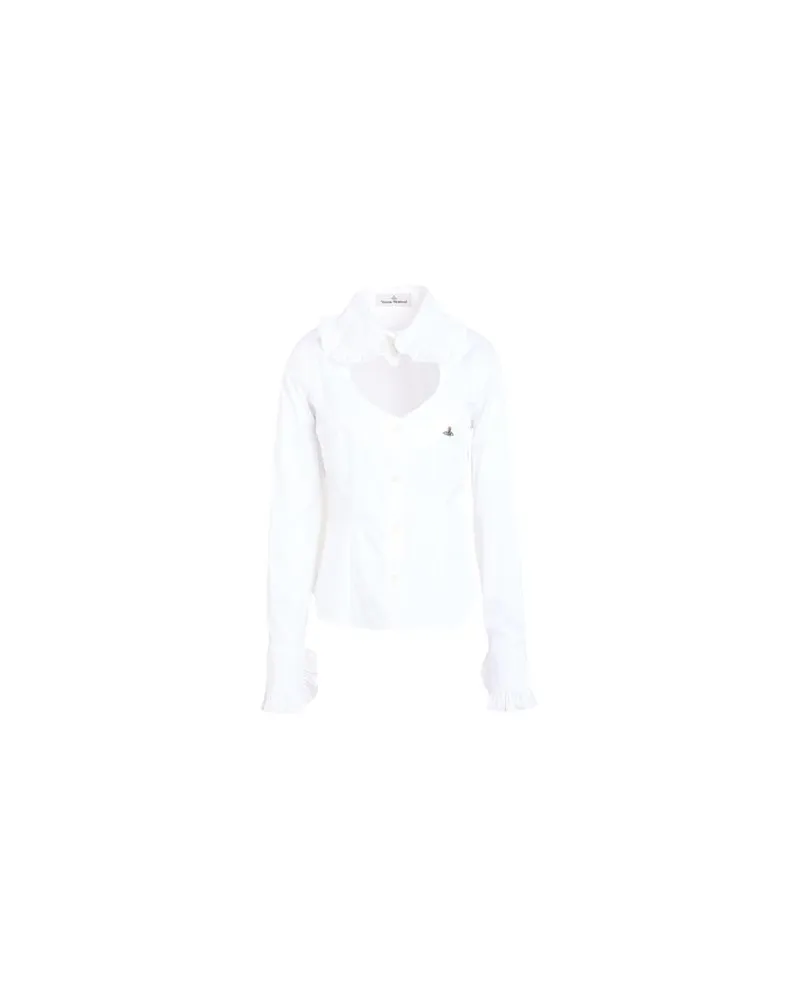 Vivienne Westwood TOULOUSE FRILL SHIRT  - TOPS - Hemdenauf YOOX.COM Weiß