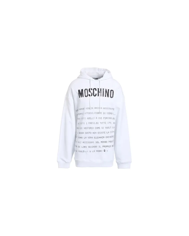 Moschino TOPS - Sweatshirtsauf YOOX.COM Weiß