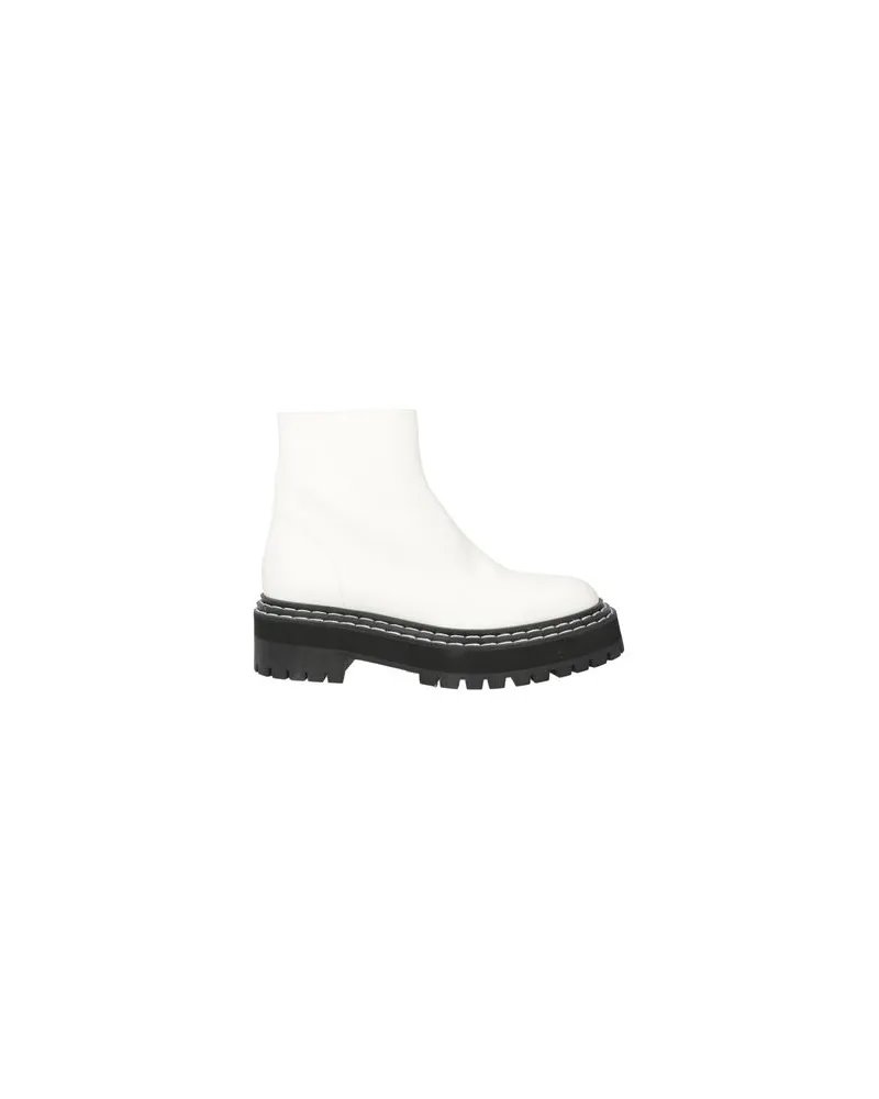 Proenza Schouler SCHUHE - Stiefelettenauf YOOX.COM Elfenbein