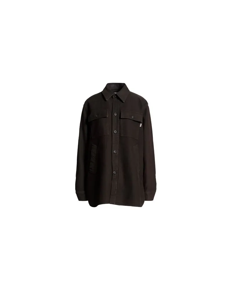 Department 5 JACKEN & MÄNTEL - Jeansjacken/Mäntelauf YOOX.COM Dunkelbraun