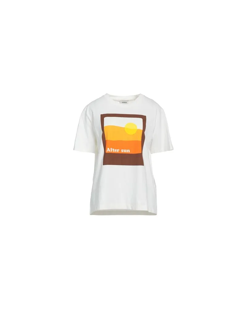 Sandro TOPS - T-shirtsauf YOOX.COM Elfenbein