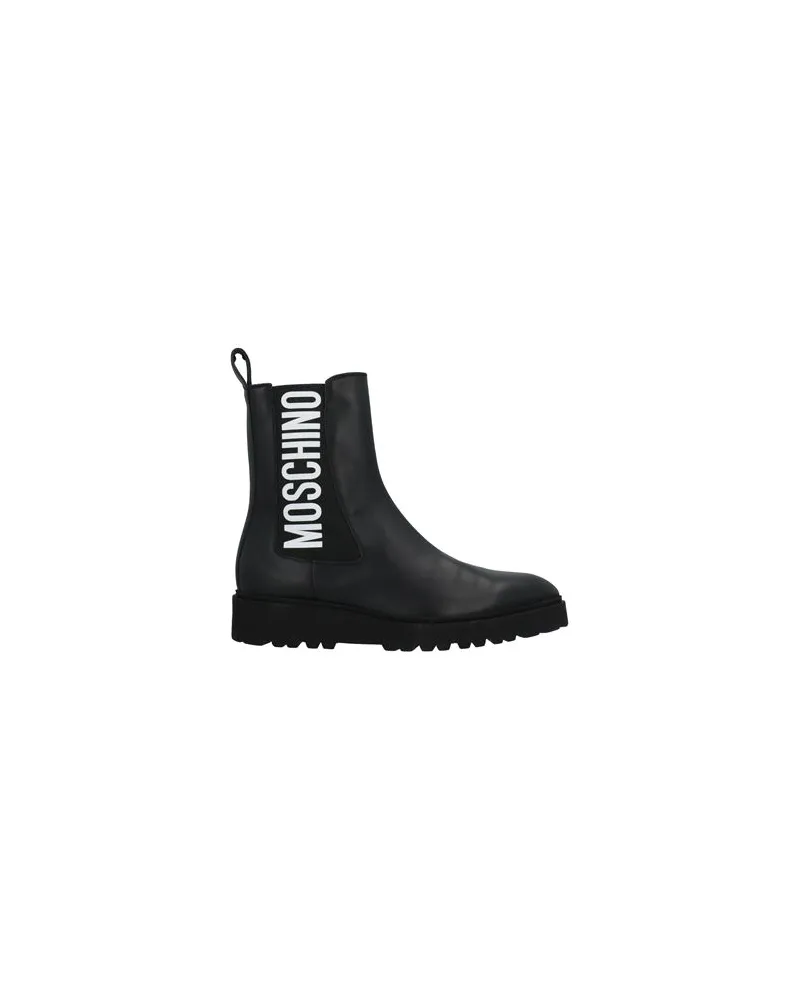 Moschino SCHUHE - Stiefelettenauf YOOX.COM Schwarz