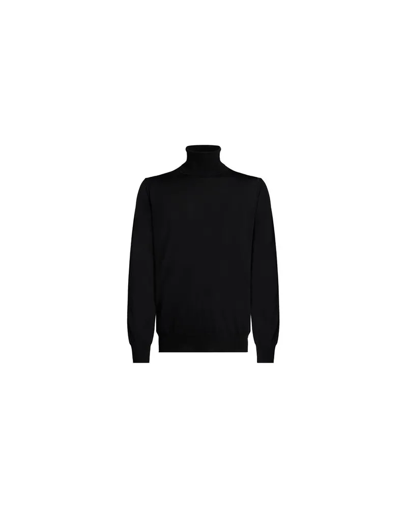 Paolo Pecora Milano STRICKWAREN - Rollkragenpulloverauf YOOX.COM Schwarz