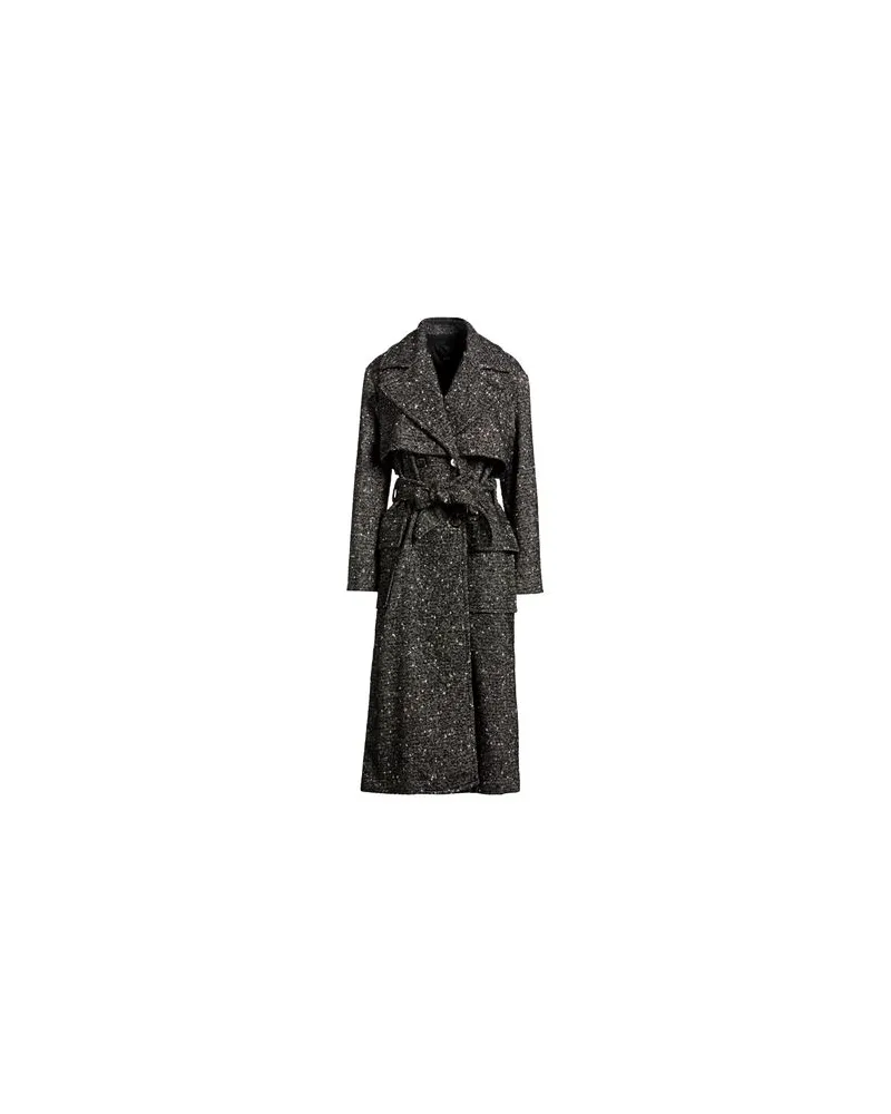 Pinko JACKEN & MÄNTEL - Mäntelauf YOOX.COM Schwarz