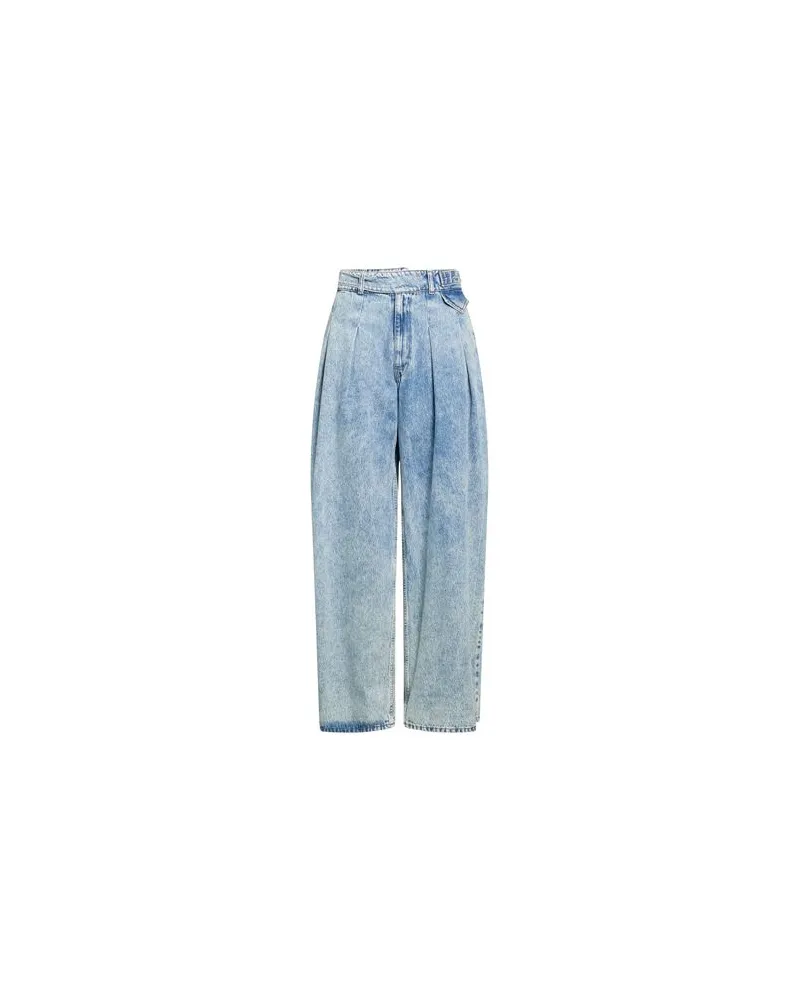 THE MANNEI HOSEN & RÖCKE - Jeanshosenauf YOOX.COM Blau