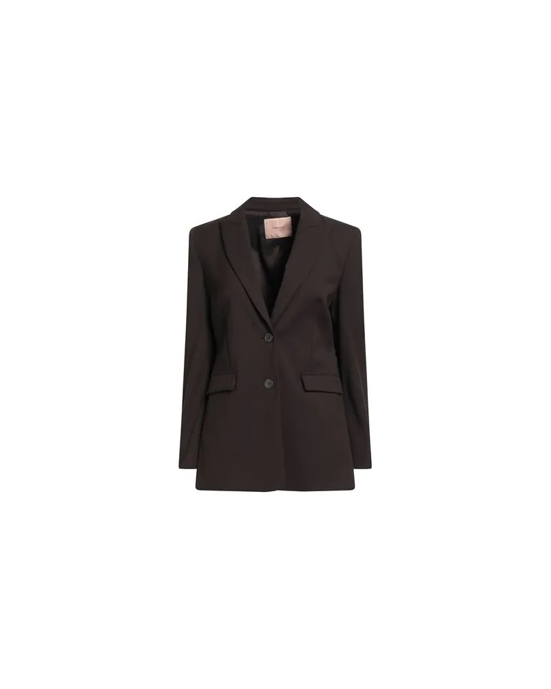 Twin-Set ANZÜGE und CO-ORDS - Blazersauf YOOX.COM Schokobraun