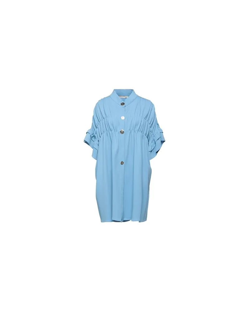 Boutique de la Femme KLEIDER - Mini-Kleiderauf YOOX.COM Himmelblau