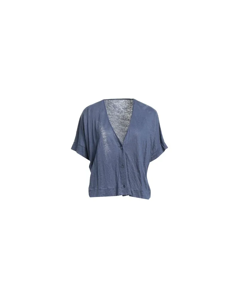 Majestic STRICKWAREN - Strickjackenauf YOOX.COM Marineblau