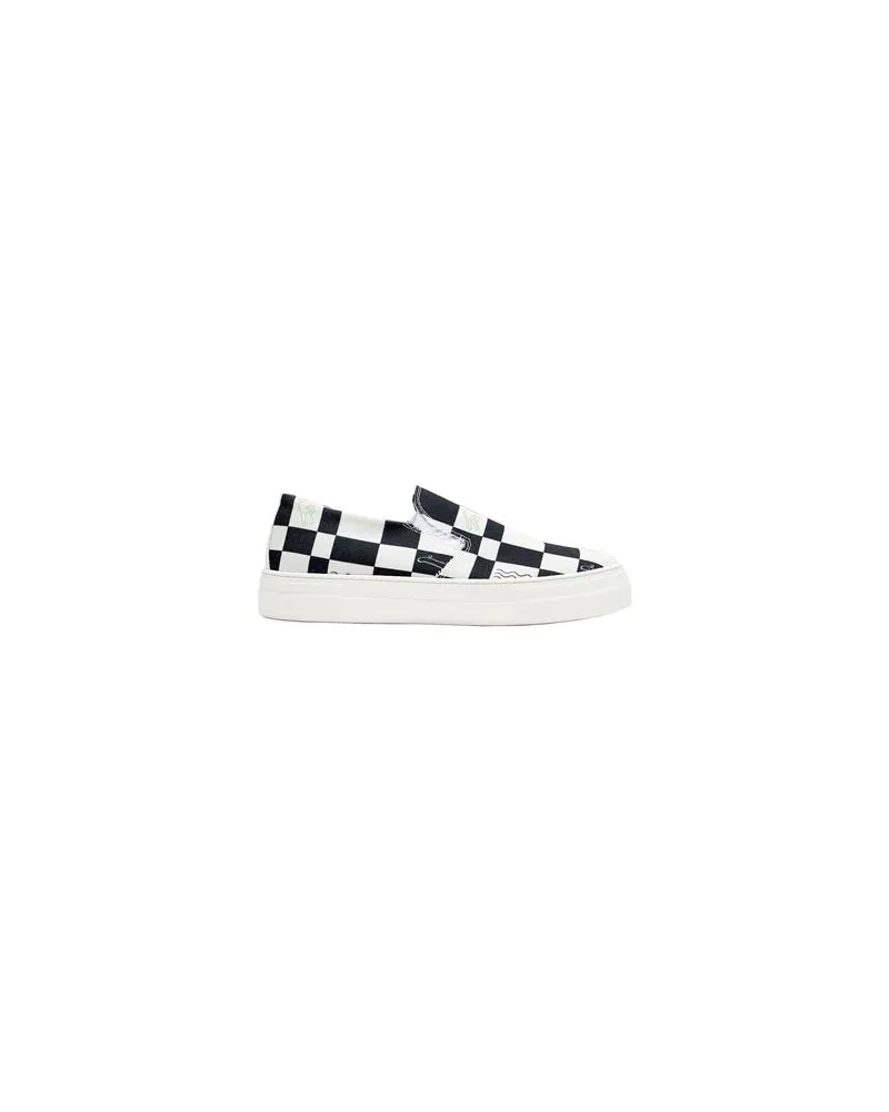 8 by Yoox LEATHER LOW-TOP FLATFORM SLIP-ON SNEAKERS - SCHUHE - Sneakersauf YOOX.COM Weiß