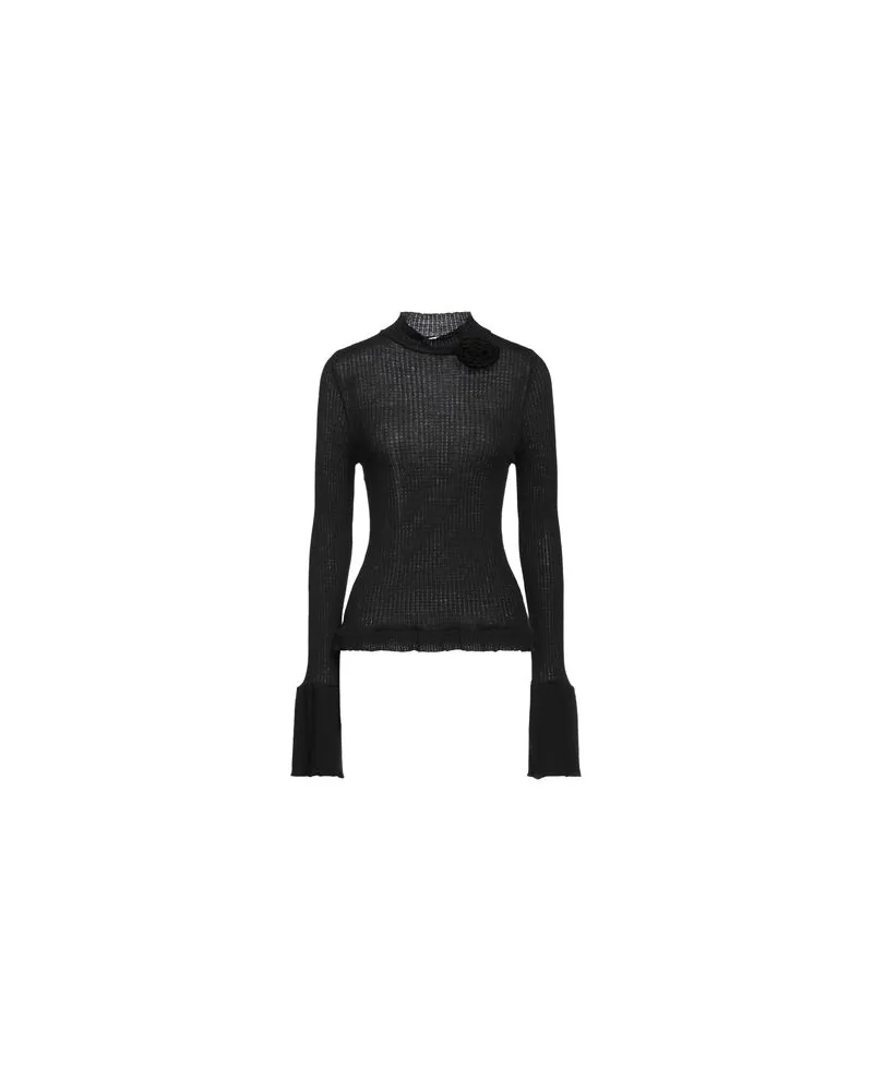 Blumarine STRICKWAREN - Rollkragenpulloverauf YOOX.COM Schwarz