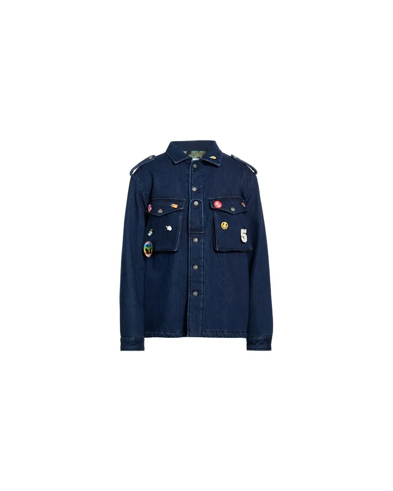 BERNA JACKEN & MÄNTEL - Jeansjacken/Mäntelauf YOOX.COM Blau