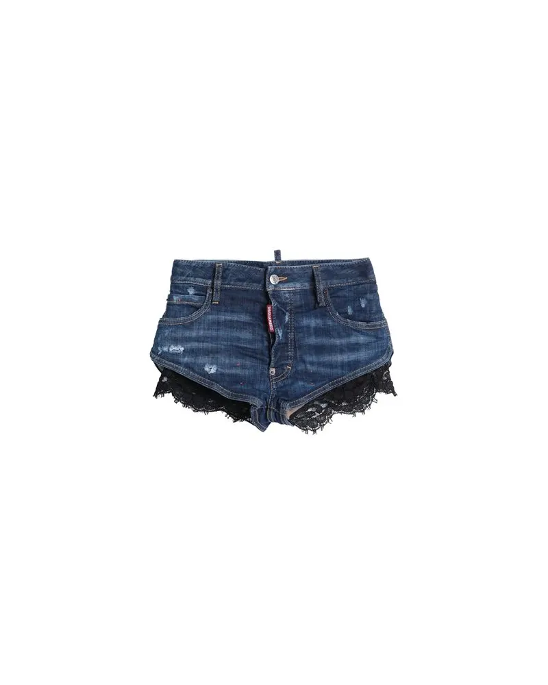 Dsquared2 HOSEN & RÖCKE - Jeansshortsauf YOOX.COM Blau