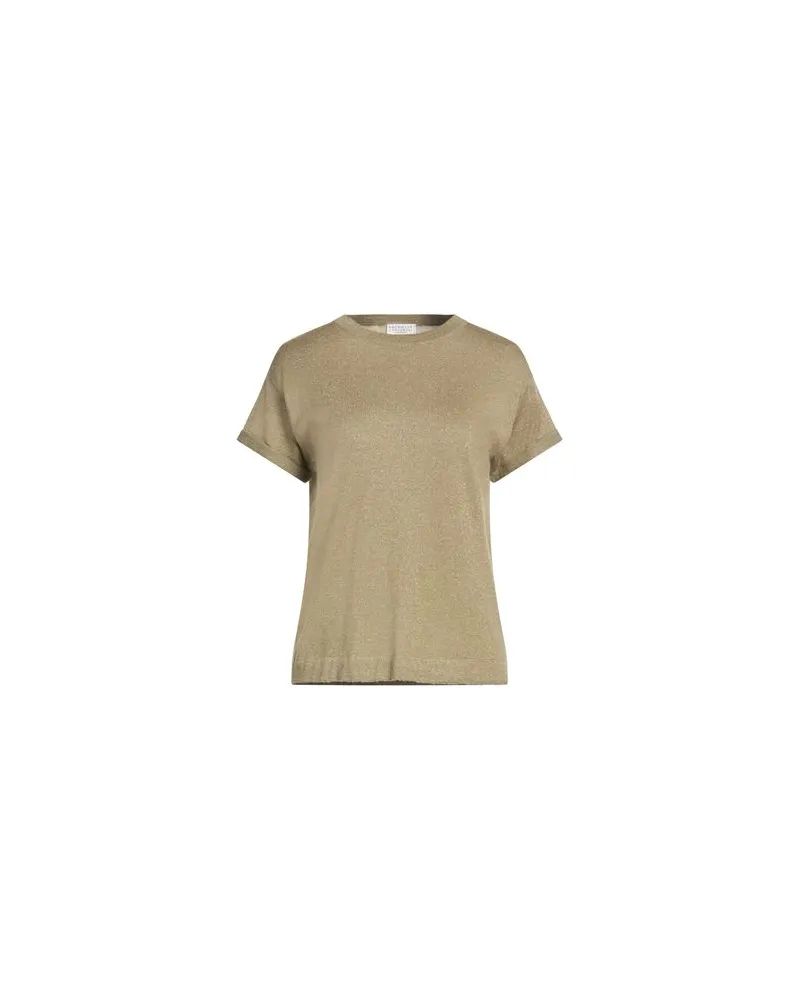 Brunello Cucinelli STRICKWAREN - Pulloverauf YOOX.COM Khaki