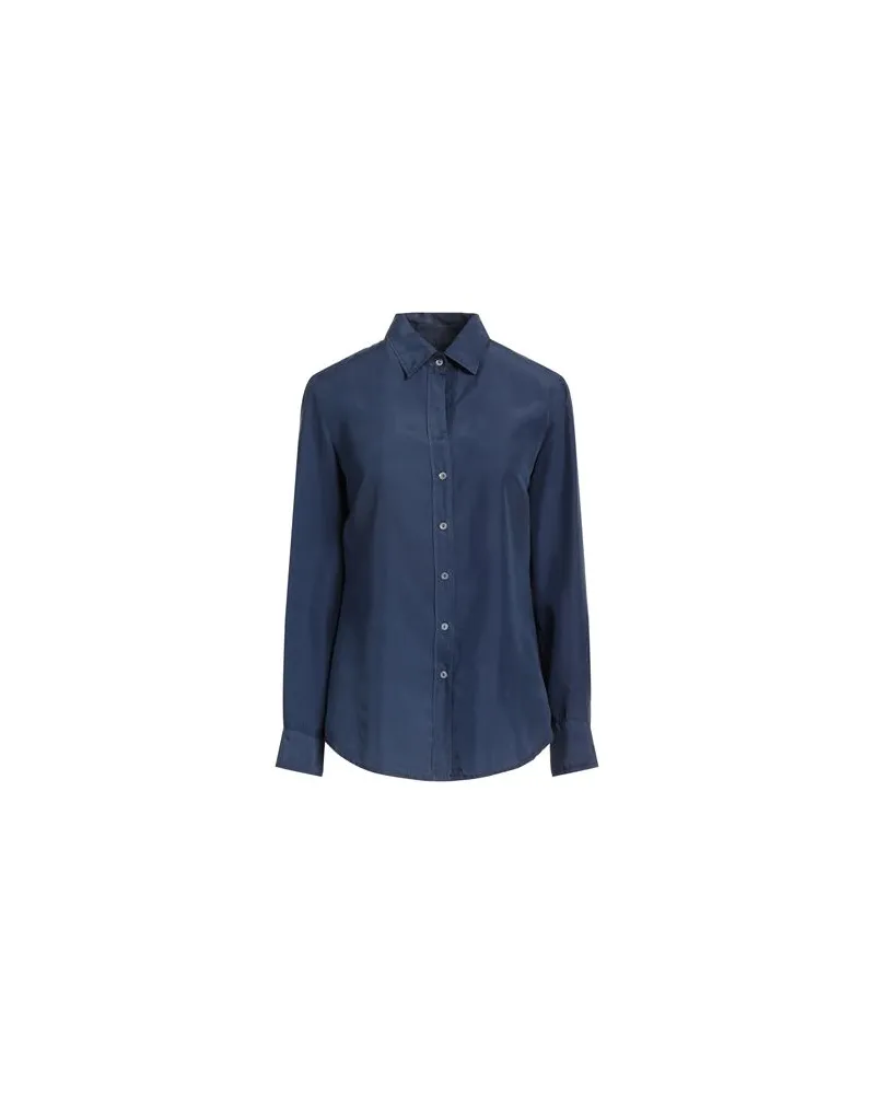 120% Lino TOPS - Hemdenauf YOOX.COM Marineblau