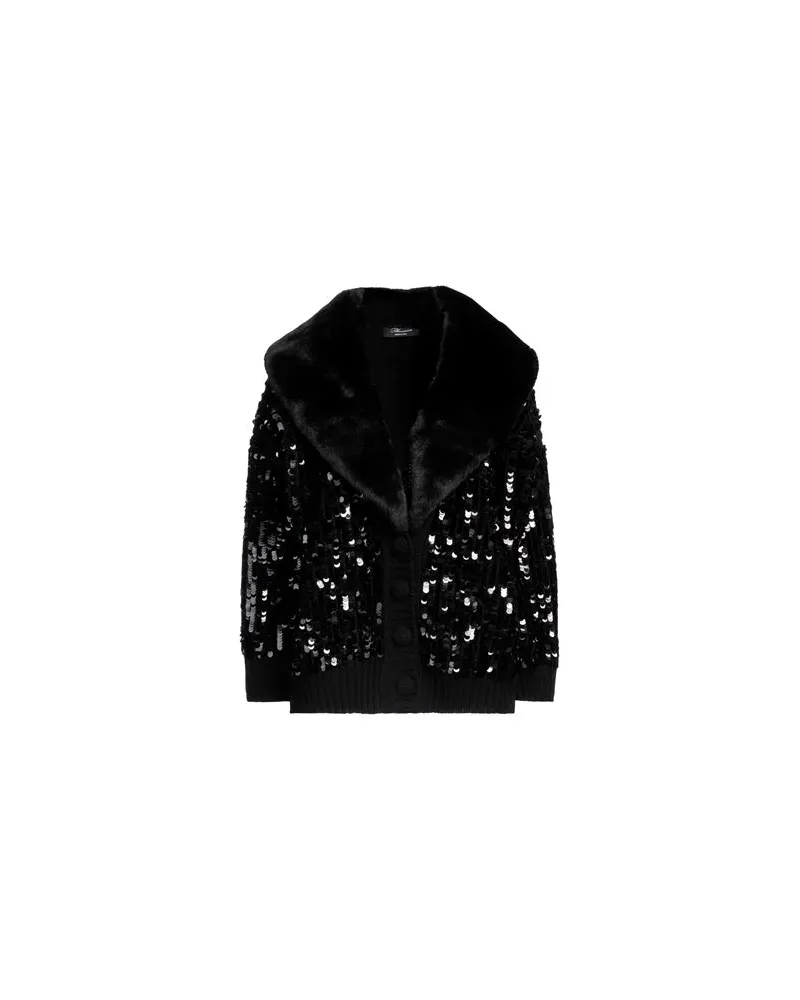 Blumarine STRICKWAREN - Strickjackenauf YOOX.COM Schwarz