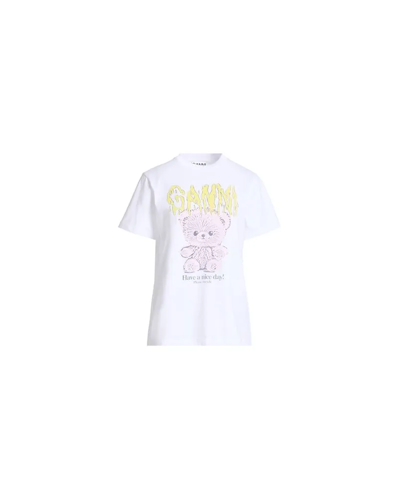 Ganni TOPS - T-shirtsauf YOOX.COM Weiß