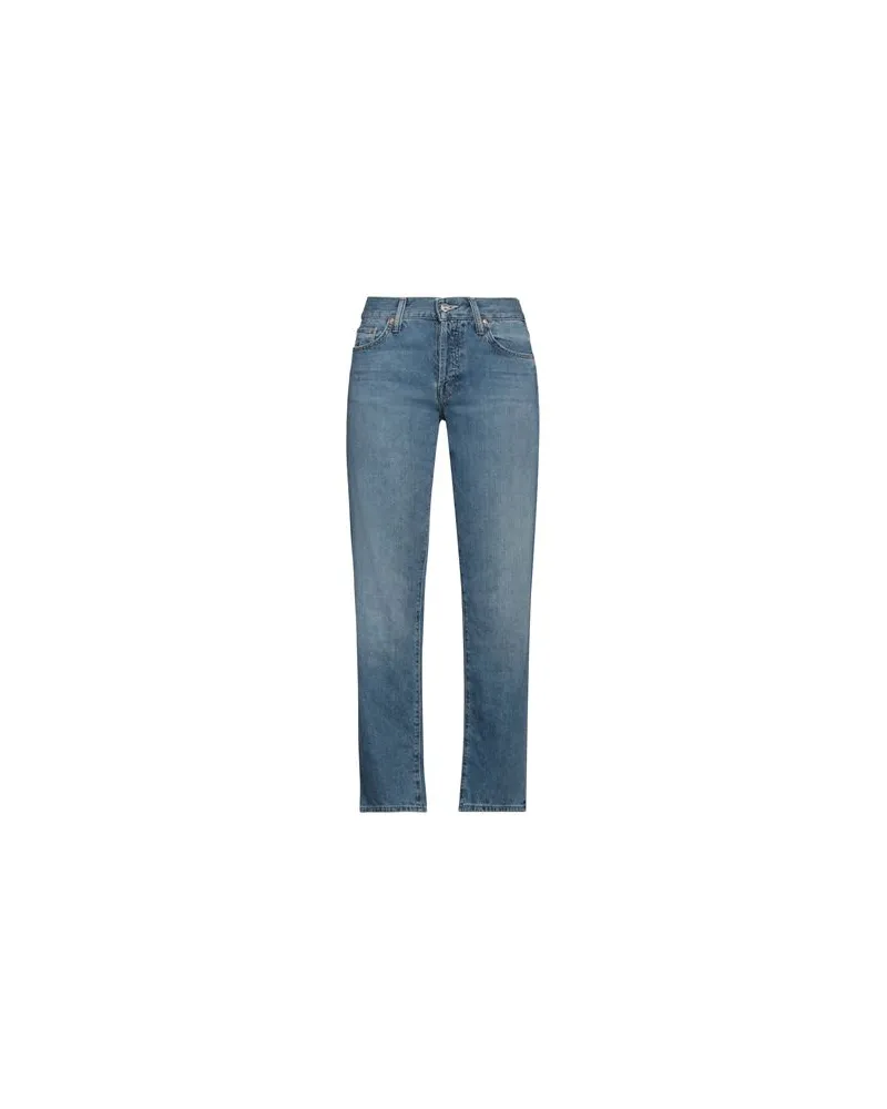 Mother HOSEN & RÖCKE - Jeanshosenauf YOOX.COM Blau