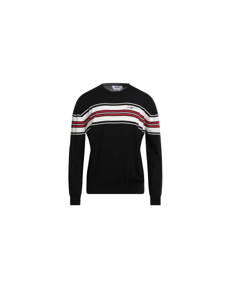 MSGM STRICKWAREN - Pulloverauf YOOX.COM Schwarz