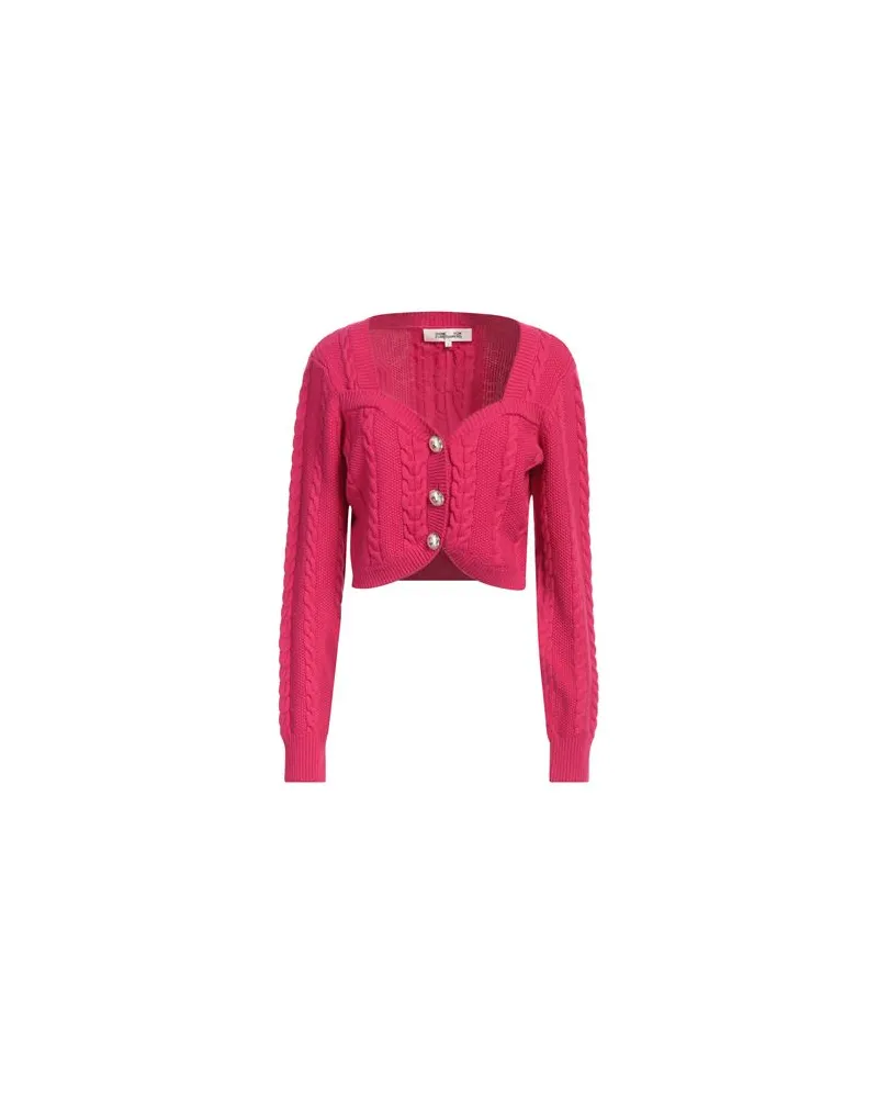 Diane von Furstenberg STRICKWAREN - Wickelpulloverauf YOOX.COM Fuchsia