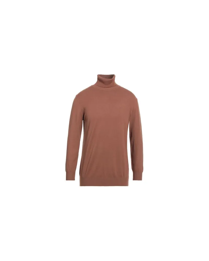 Filippo de Laurentiis STRICKWAREN - Rollkragenpulloverauf YOOX.COM Braun