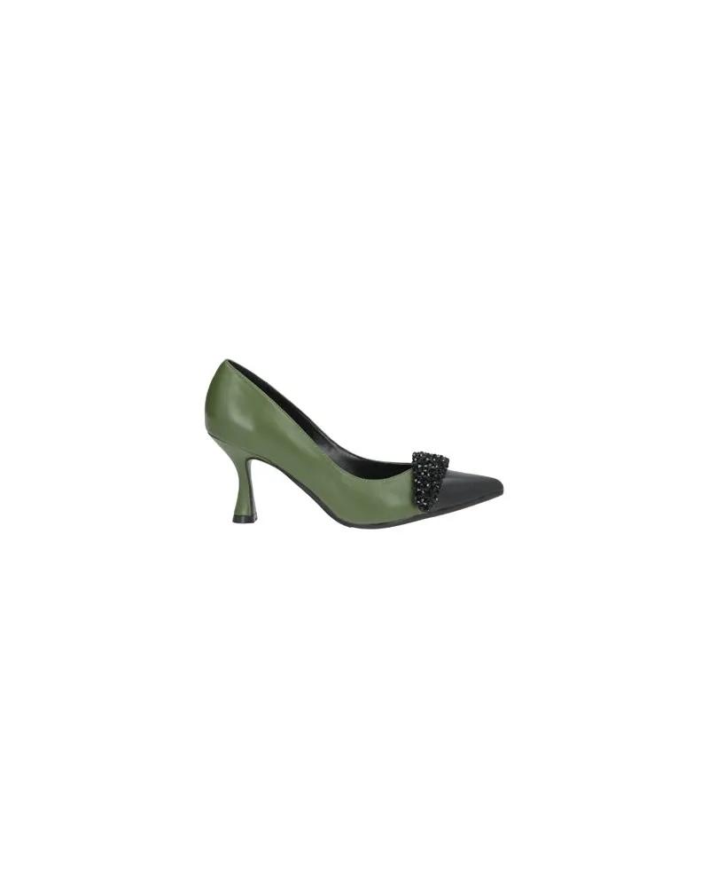 Luciano Barachini SCHUHE - Pumpsauf YOOX.COM Militärgrün