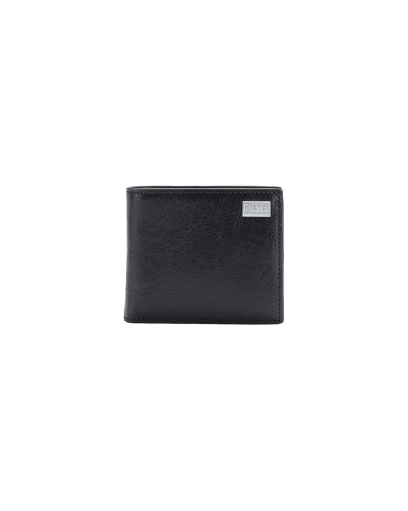 Diesel BI-FOLD COIN S 3D  - Kleinlederwaren - Brieftaschenauf YOOX.COM Schwarz