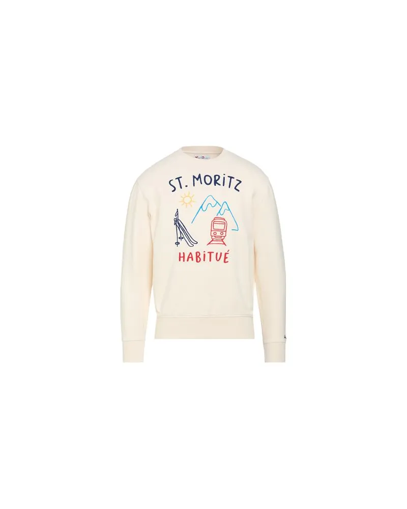 MC2 Saint Barth TOPS - Sweatshirtsauf YOOX.COM Cremeweiß