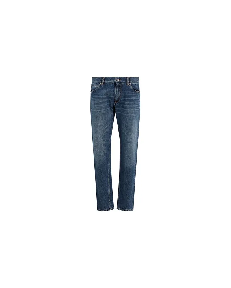 Dolce & Gabbana HOSEN & RÖCKE - Jeanshosenauf YOOX.COM Blau