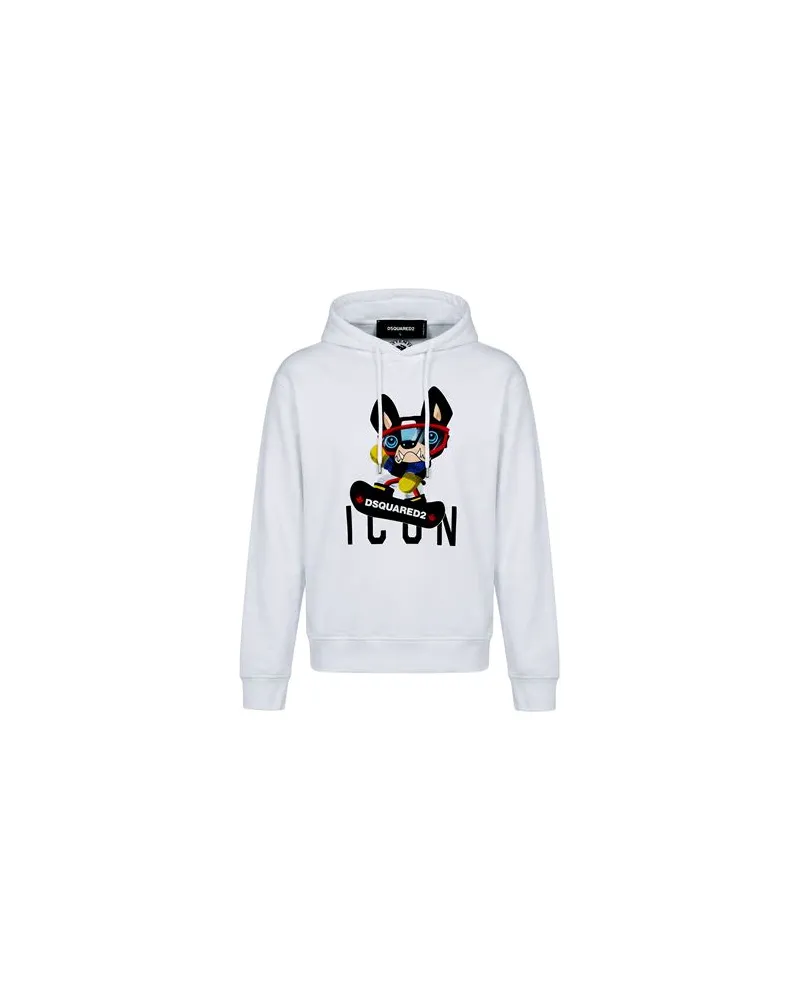 Dsquared2 TOPS - Sweatshirtsauf YOOX.COM Weiß