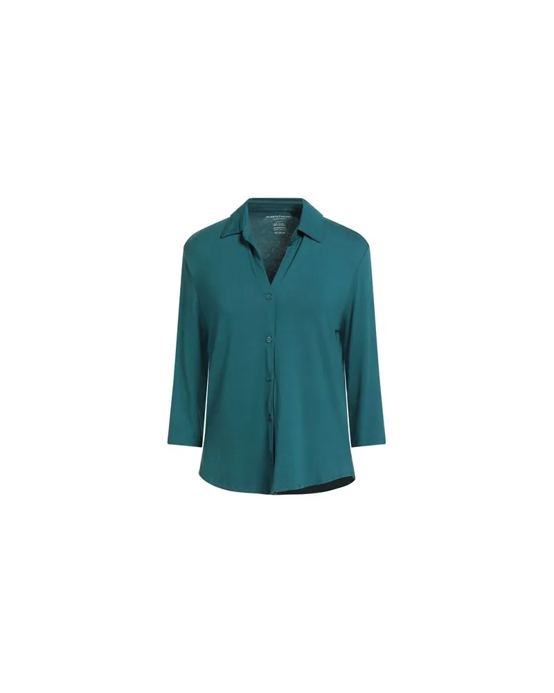 Majestic TOPS - Hemdenauf YOOX.COM Smaragdgrün