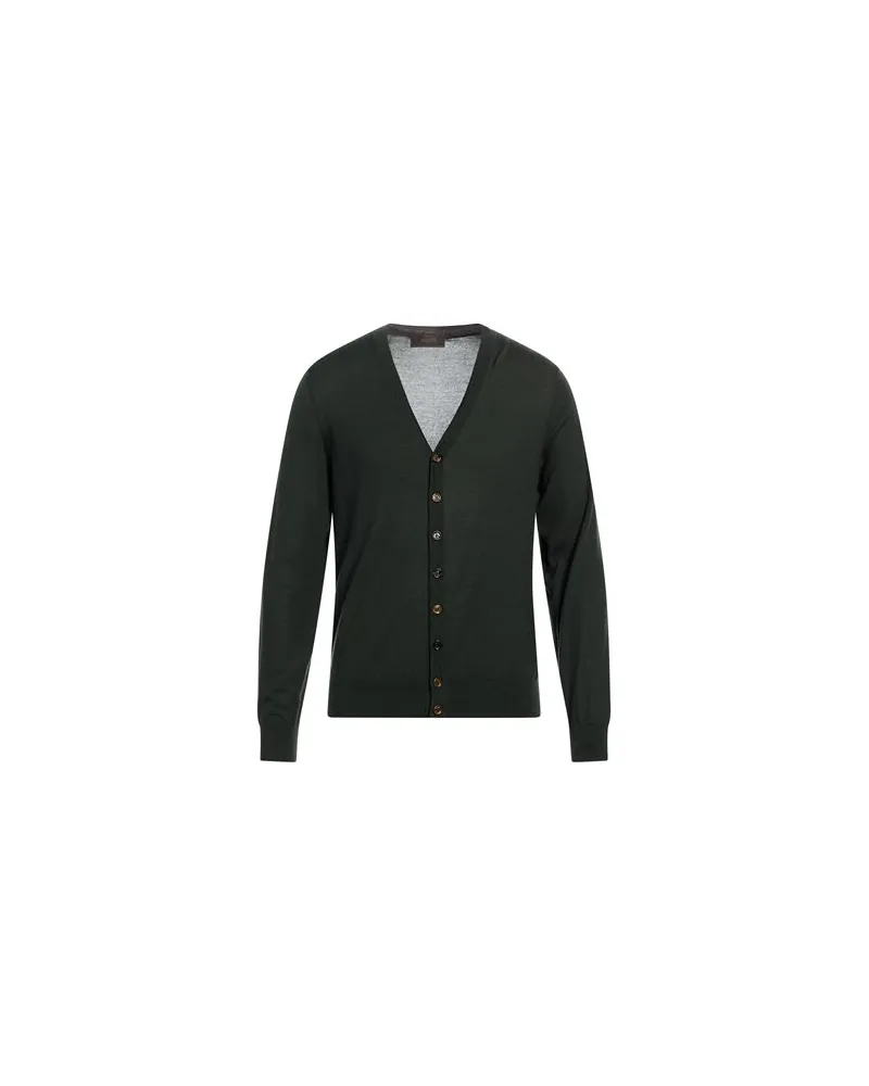 MOORER STRICKWAREN - Strickjackenauf YOOX.COM Dunkelgrün