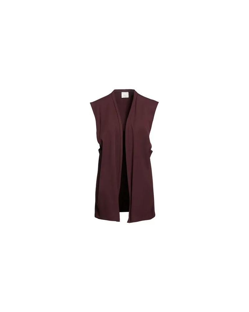 ALYSI CRÈME - STRICKWAREN - Strickjackenauf YOOX.COM Bordeaux