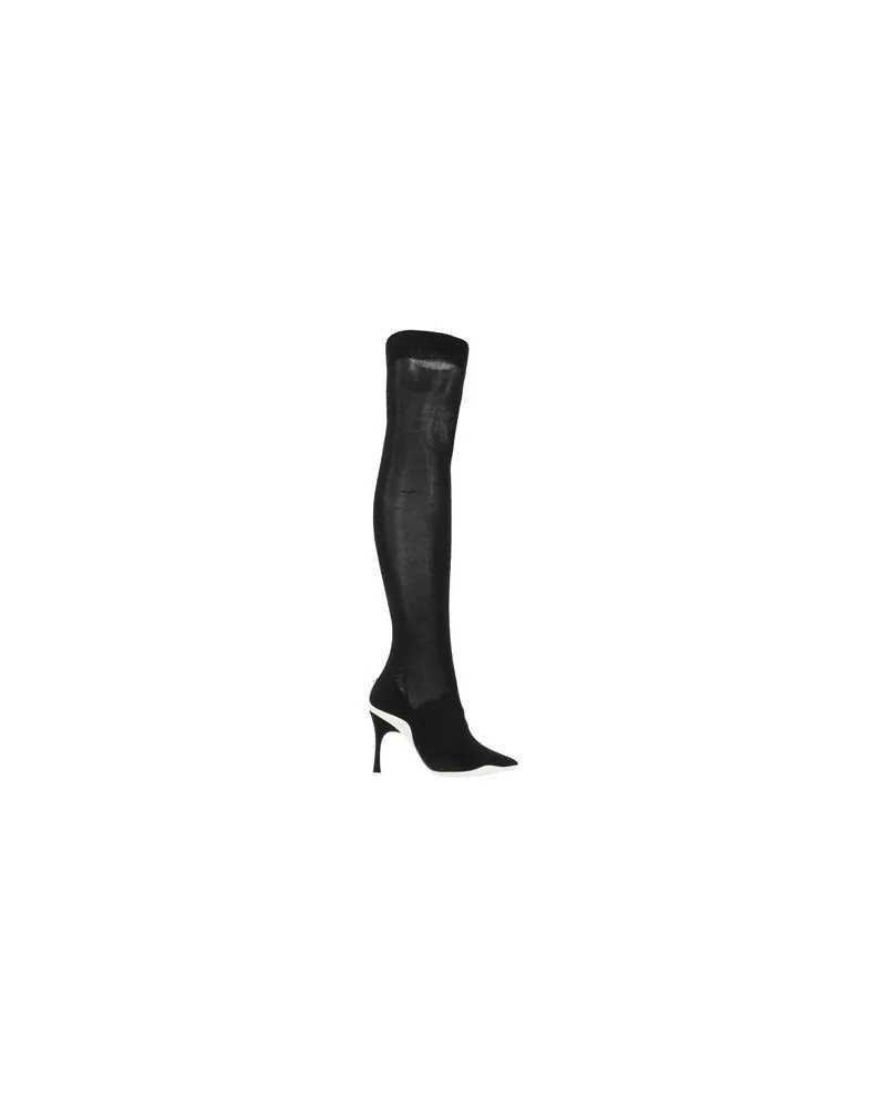 René Caovilla SCHUHE - Stiefelauf YOOX.COM Schwarz
