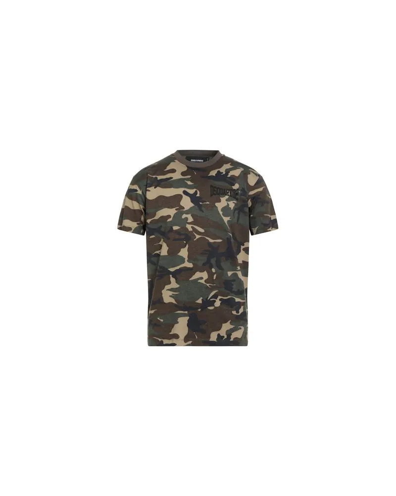 Dsquared2 TOPS - T-shirtsauf YOOX.COM Militärgrün